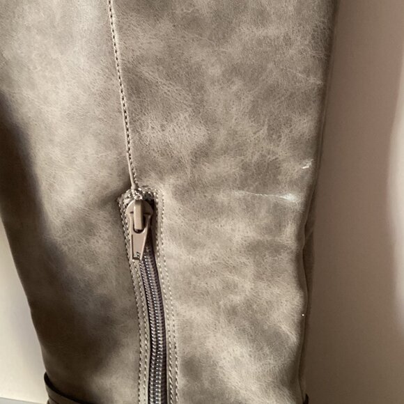 JellyPop Girls Brown Boots Decorative Ankle Feature Side Zipper Closure - Picture 6 of 10